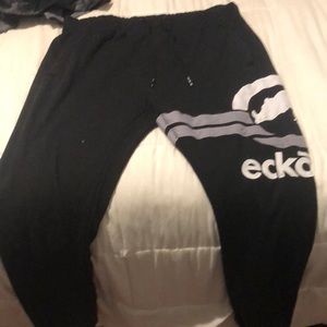 Mens Black Ecko Unlimited XXL SweatPants